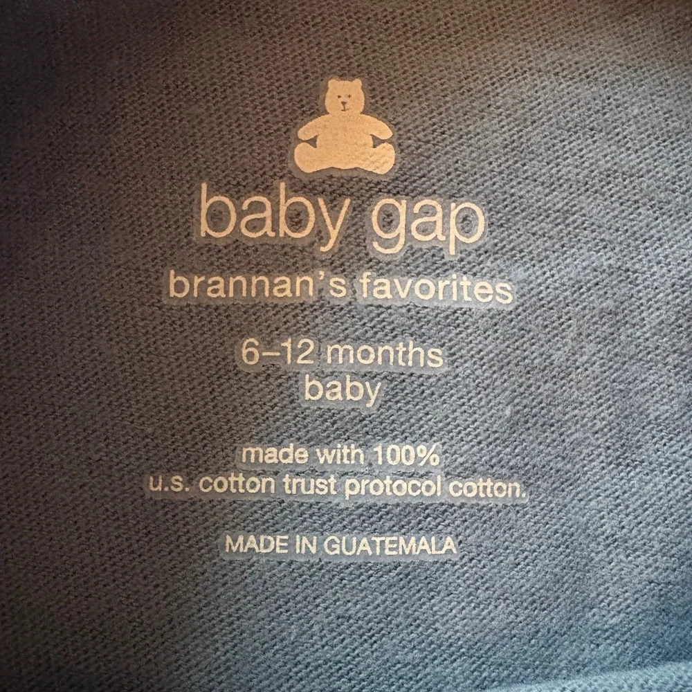 Gap Baby Girl Blue Flower Top Size 6M to 12M NEW WITH TAGS